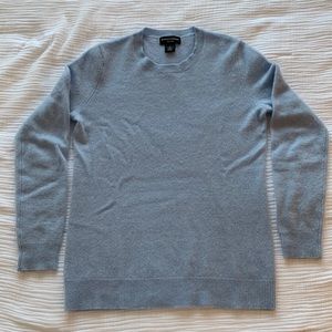 Sutton Studio 100% Cashmere Baby Blue Sweater Size Small